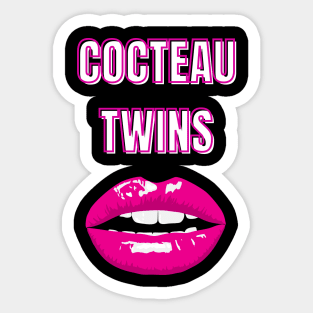 cocteau twins red lips Sticker